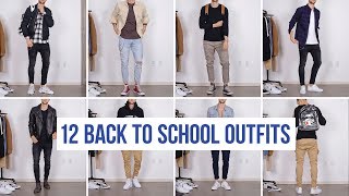 12 Stylish Back to School Outfits | Men’s Fashion | Outfit Ideas screenshot 5