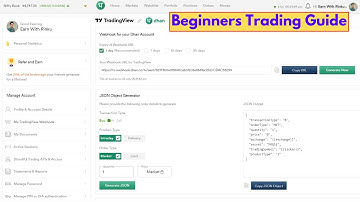 How To Use And Setup Webhook Alerts On TradingView | TradingView Webhook Alerts Dhan