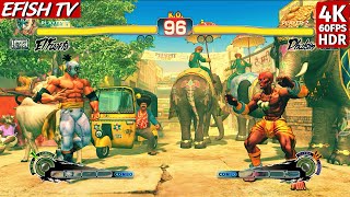 Amigo Is Back El Fuerte Vs Dhalsim Hardest Ai - Ultra Street Fighter Iv