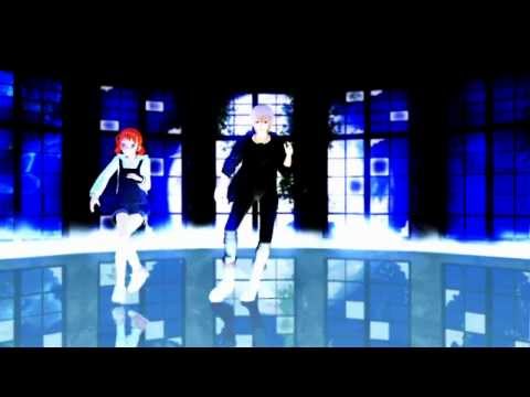 MMD銀魂 神楽ちゃんと沖田さんでWAVE