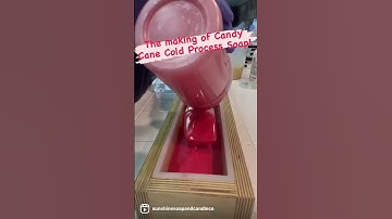 Soap Making Short (how to make a layered soap for the holidays)