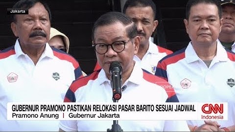 Gubernur Pramono Pastikan Relokasi Pasar Barito Sesuai Jadwal