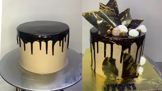 1kg tall cake design | eggless cake
