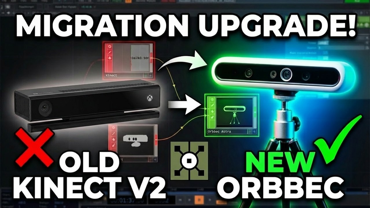 Migrating from Kinect to Orbbec Astra in TouchDesigner @derivative ...