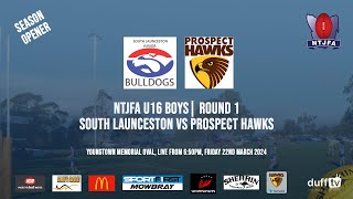 South Launceston Blue vs Prospect Hawks Gold | NTJFA U16 Boys Div 1 Round 1