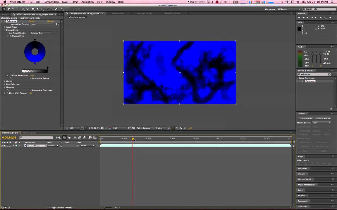 After Effects - Using colorama to change a MotionBugs ...