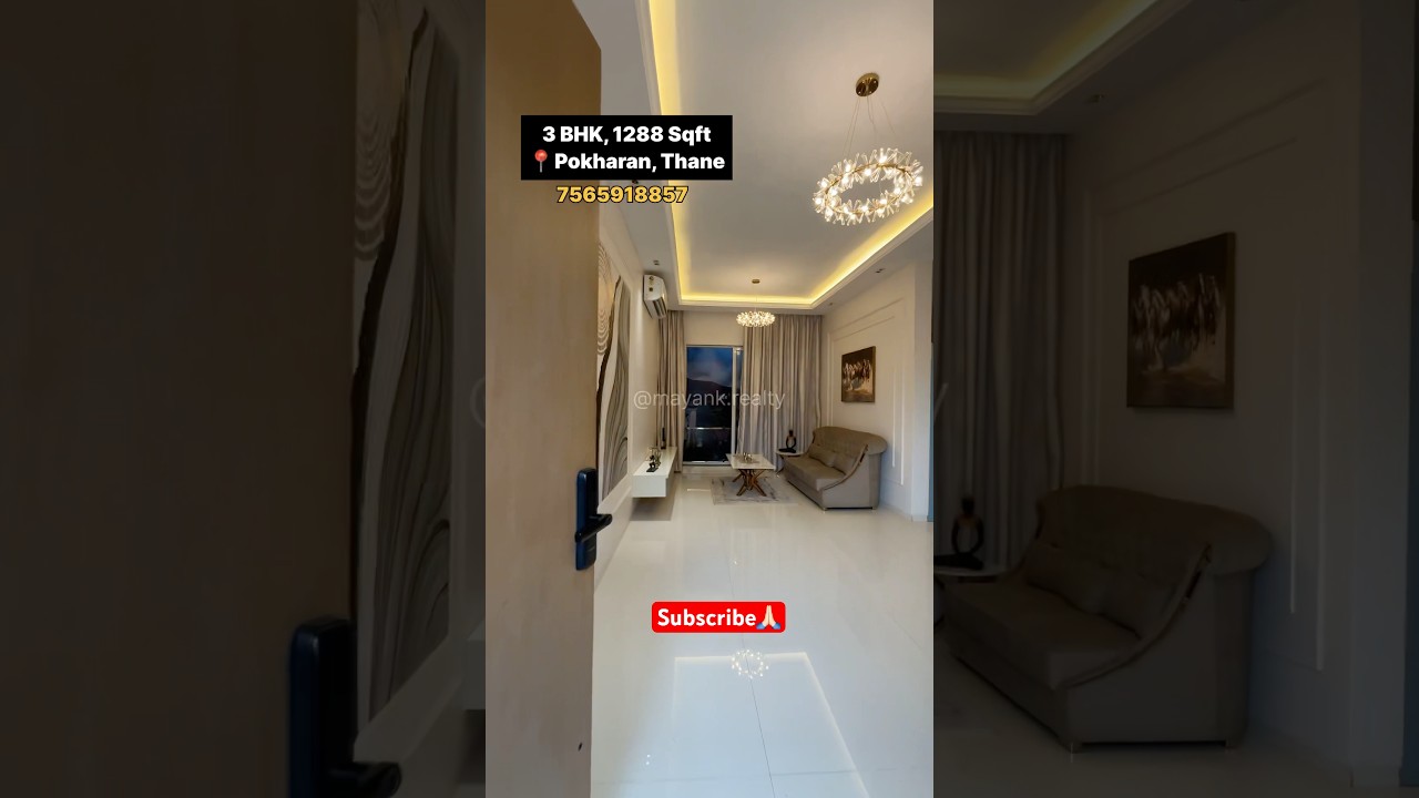 3 BHK || 1288 Sqft || Pokhran Road 1, Thane West 