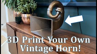 Imprima sua propria trompa vintage