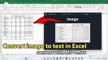How to convert image to text in excel 2016