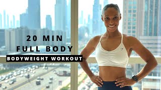 20min BODYWEIGHT Full Body Workout | [Build Muscle & Strength]