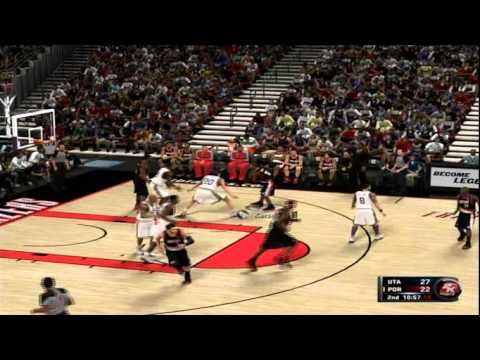 NBA 2k11 Superstars - Jazz vs. Trail Blazers [2/6]