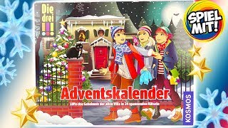 DREI AUSRUFEZEICHEN Adventskalender 2018 | Kniffligen Detektiv Fall lösen mit 24 spannenden Rätseln