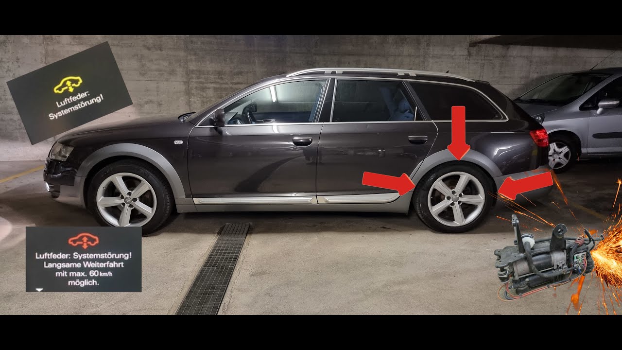 Audi A6 (4F/C6) Luftfederung / air suspension Repair 