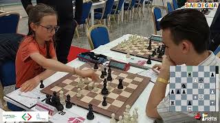 12-year-old navigates a Complex Pawn Race - FM Henry v FM Kanov | Sardinia World Chess Festival by ChessBase India 4,924 views 2 days ago 2 minutes, 57 seconds