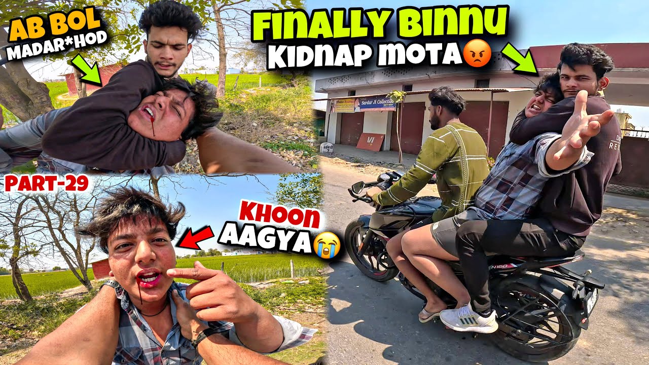 Binnu ne motee ko kidnap ker lia😡Ab mota ka THE END❌ kawa h2r 2024