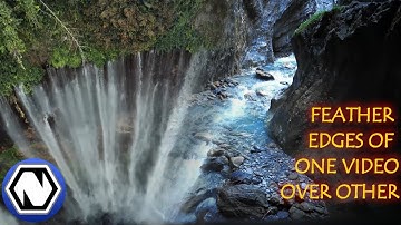 FEATHER EDGES OF ONE VIDEO OVER OTHER USING NATRON NATRON VIDEO EFFECT RAMP MASK RECTANGLE ROTO MASK