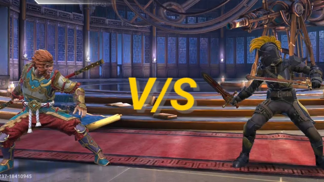 Kate v/s Monkey King Fight. Shadow Fight Arena one v/s one fight