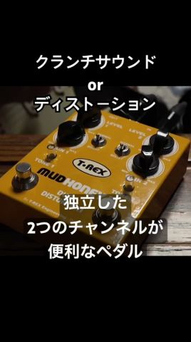 T-Rex Mud Honey II: Two independent channels with switchable clean