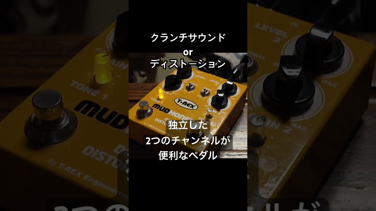 T-Rex Mud Honey II: Two independent channels with switchable clean
