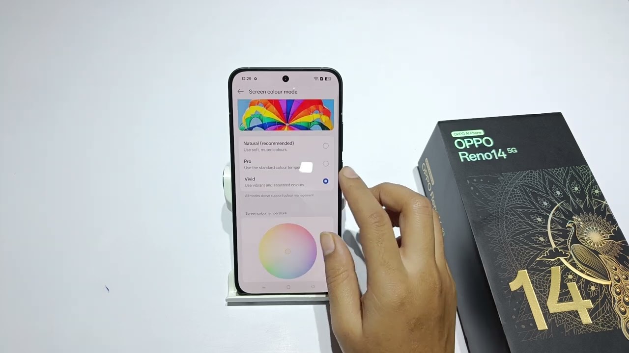 How to enhance screen quality oppo reno 14 pro 5g | oppo reno 14 pro 5g change screen color
