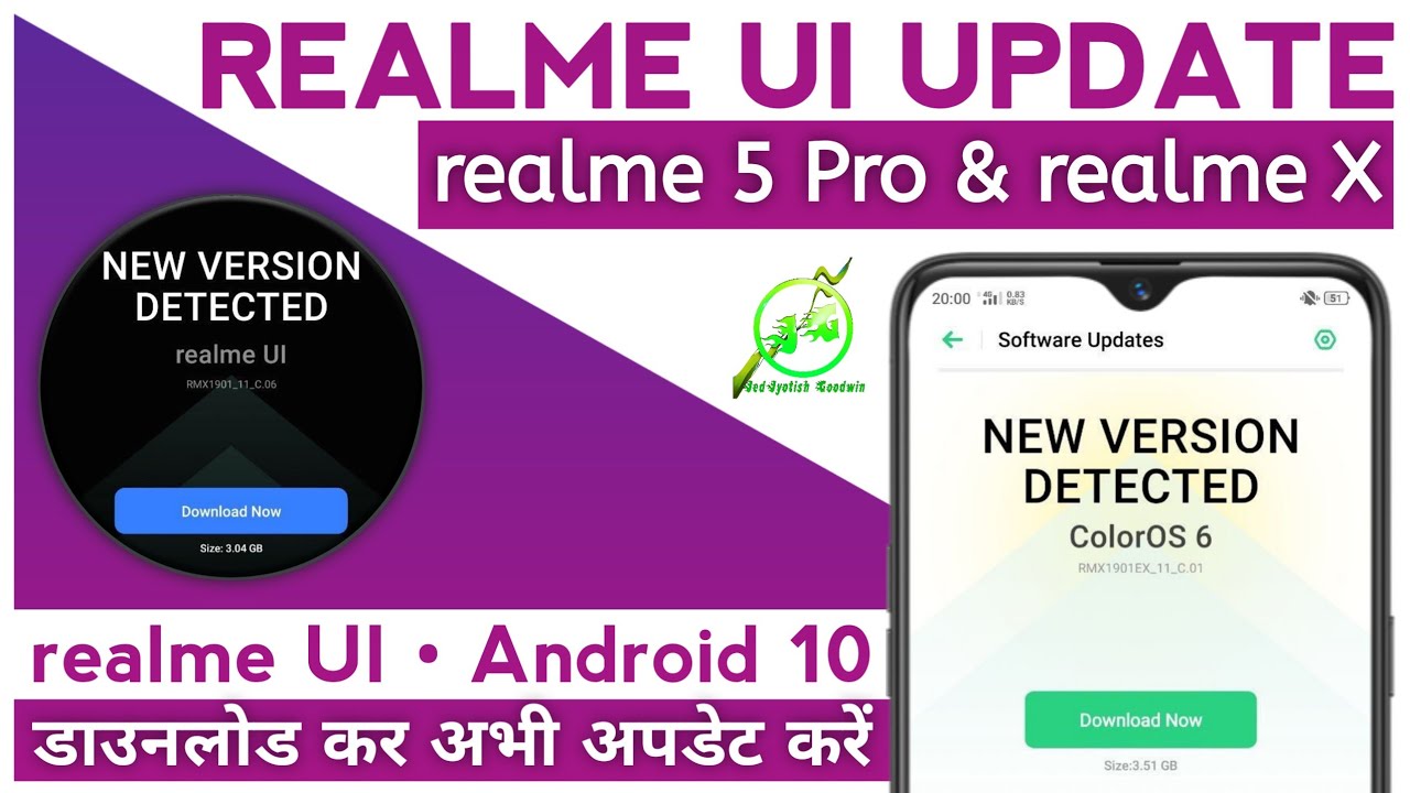 realme UI Manual Update realme 5 Pro & realme X Download Now | Android ...