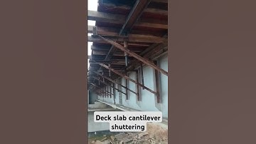 Deck slab cantilever portion shuttering work in progress #bridge #bridge engineering