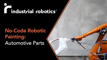 No-code robotic painting application for automotive parts
