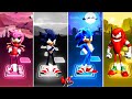 Tiles Hop Edm Rush! | Amy - Dark Sonic - Sonic The hedgehog - Knuckles #amy #sonicthehedgehog
