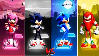 Tiles Hop Edm Rush! | Amy - Dark Sonic - Sonic The hedgehog - Knuckles #amy #sonicthehedgehog screenshot 1