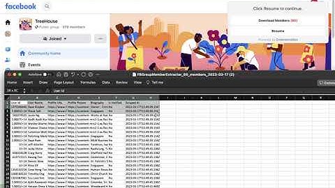 How to extract Facebook Group members into CSV in 2025