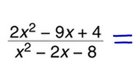 Vereenvoudig algebraïsche breuken door kwadratische vergelijkingen te ontbinden