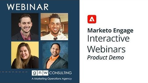 Marketo Engage Interactive Webinars (Product Demo)