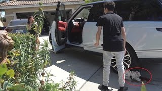 running my dog over prank