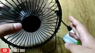 Kipas Angin USB (Mini Fan) Stainless Steel Bisa Colok Powerbank | Solusi Mati Lampu
