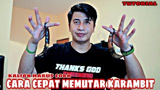 Cara Mudah Belajar Memutar Karambit dirumah || Tutorial Kerambit