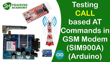 Testing Call Commands in GSM Modem | Arduino | SIM900A