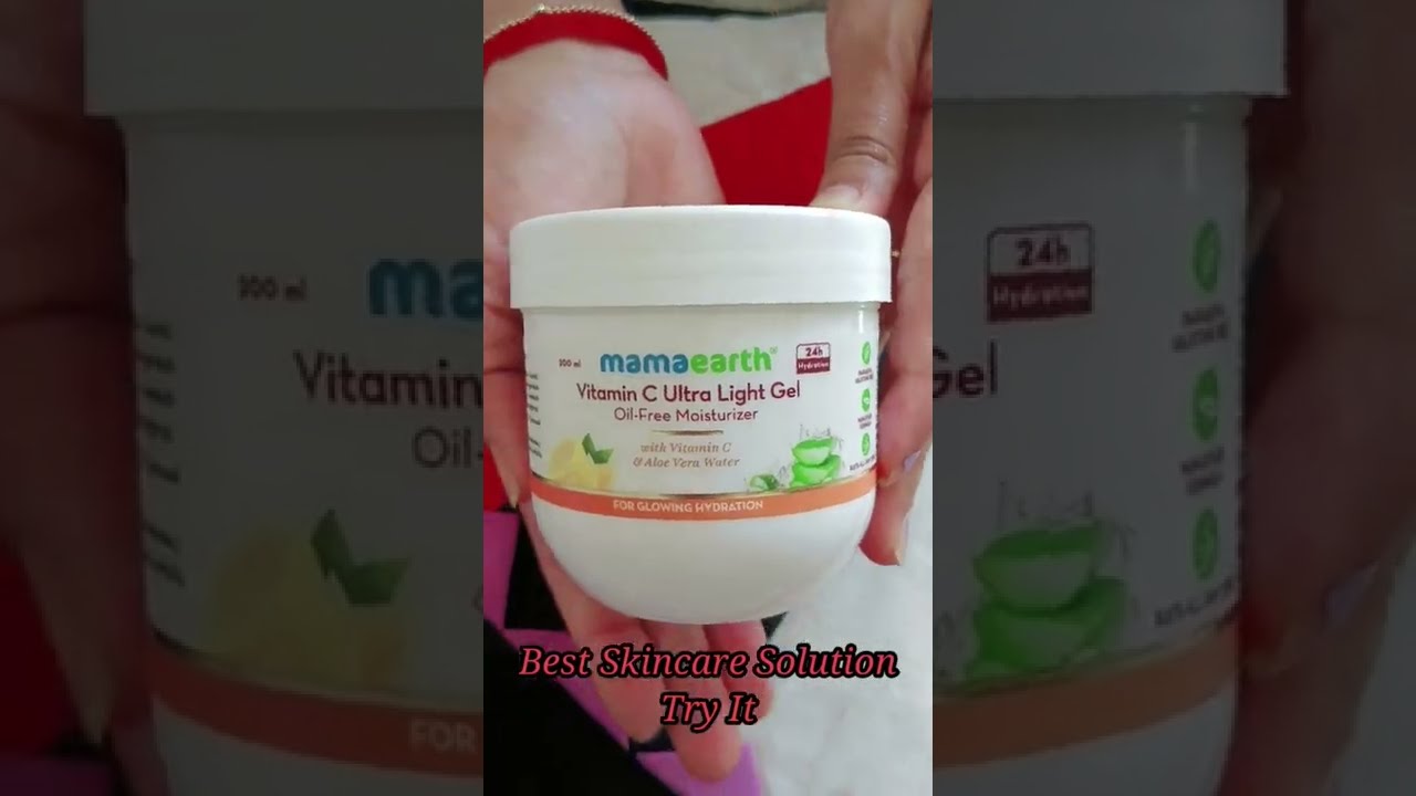 Mamaearth Vitamin C Ultra Light Gel Moisturizer Honest Review Unboxing