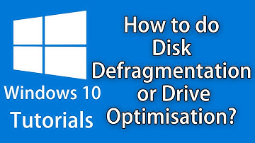 How to do Disk Defragmentation or Drive Optimisation on Windows 10 PC Latest (version 1607) EASY