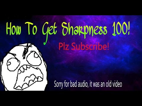 How to make 1000+ sharpness sword (no mc edit)  Doovi