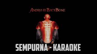 Andra and the backbone - sempurna (karaoke version) #karaoke #akustikcover #lagucafe #smule  #tiktok