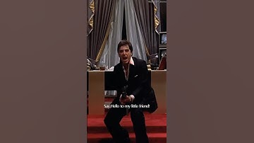 Al Pacino behind the scenes of ‘Scarface’ (1983)