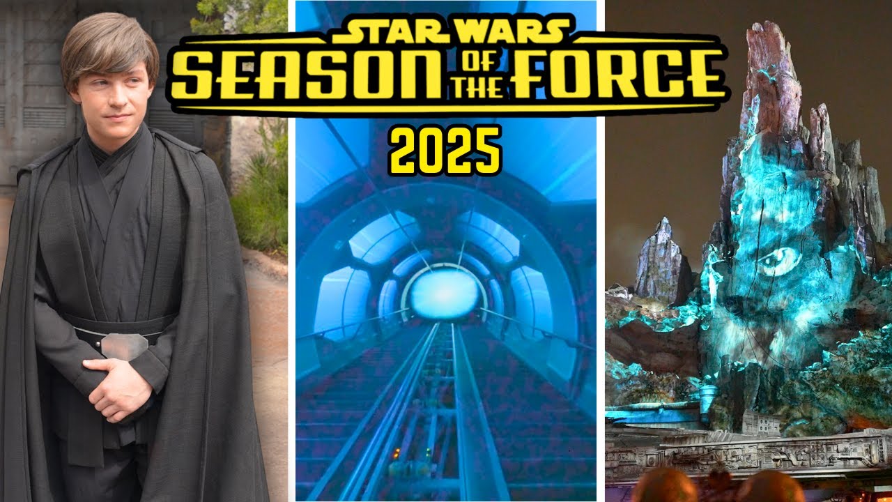 Season of the Force 2025 - Hyper space, Luke Skywalker, Shadows of Memory - Disneyland Park