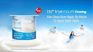 Sữa Chua Kem Ngậy Tự Nhiên TH true YOGURT Creamy Mới – Vị Ngon Ngất Ngây
