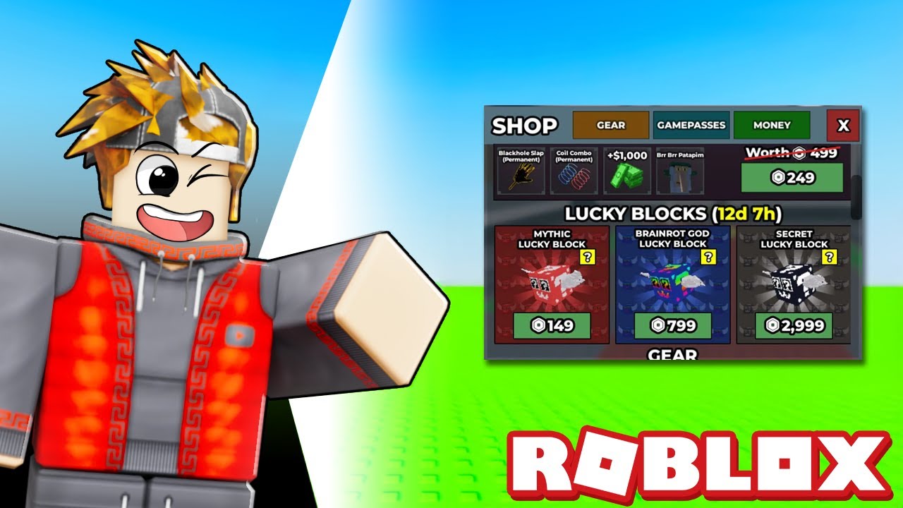 How To Make A ROBUX Shop GUI In ROBLOX Studio (Steal A Brainrot) - YouTube