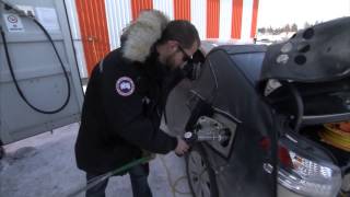 Toyota Fuel Cell Vehicle Testing - Cold Weather - Yellowknife Canada