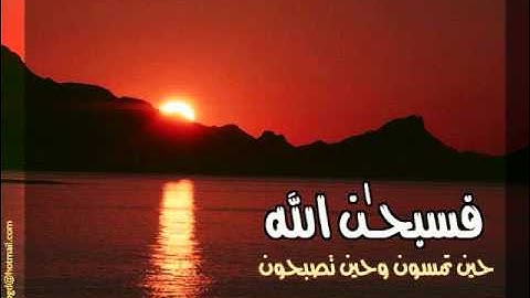 خواتيم سورة الروم تلاوة عراقية بصوت الحافظ خليل