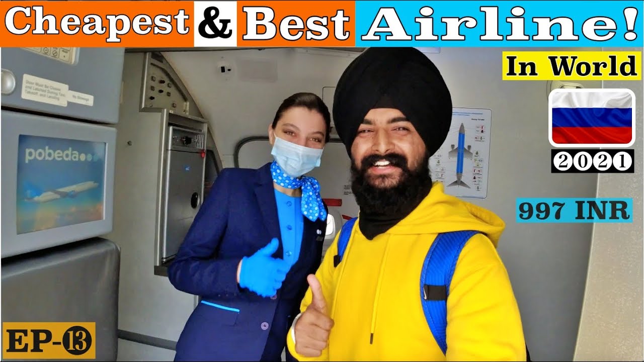 Cheapest Airline in The world|Pobeda|Punjabi travel vlog|Punjabi in russia|Russia vlog