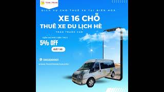 Thuê xe 16 chỗ đi du lịch