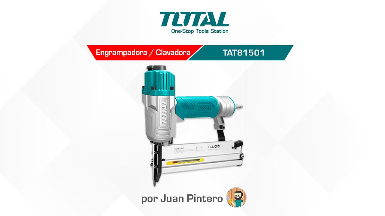 Engrampadora Clavadora Neumática TOTAL TAT81501 por @Juan Pintero - YouTube