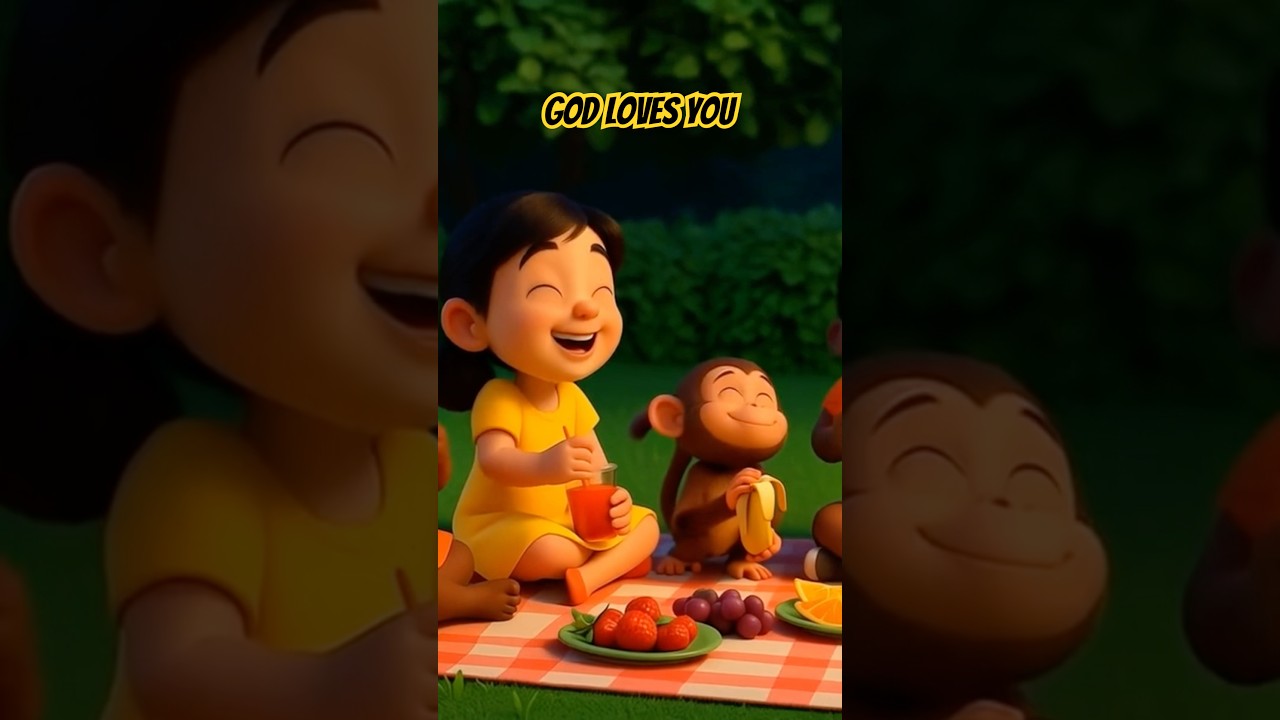 God loves YOU always🌈💖A joyful kids’ song to sing & dance 🎶 GodsLove 